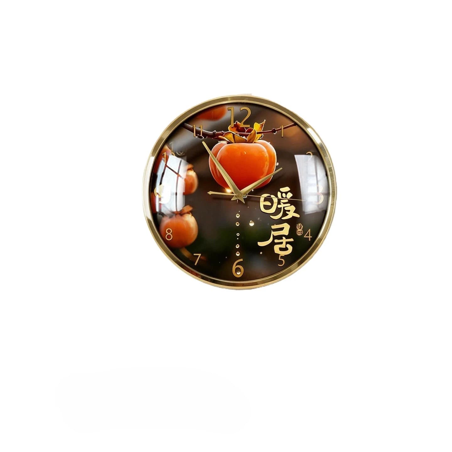 Orologio silenzioso da parete curvo tridimensionale per la casa, orologio al quarzo di alta gamma per ristoranti, senza fori.