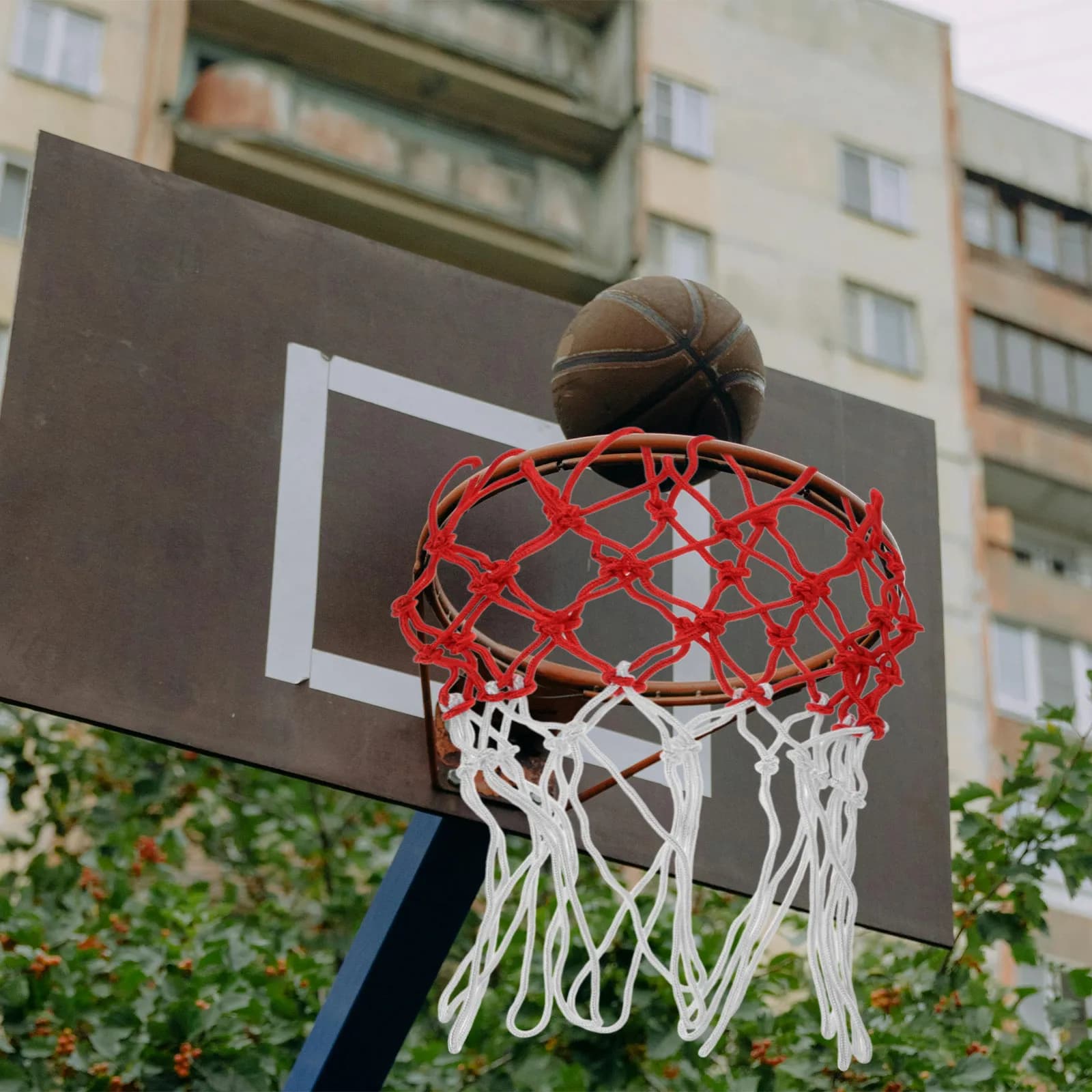 2 basket nets, thick and durable, for outdoor and indoor, for portable basketball basket, waterproof, basket accessories