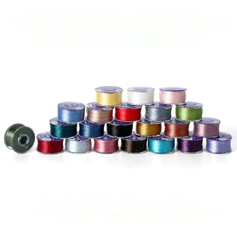 50 meters/roll beads non-elastic wire beads string cord for diy bracelet creation jewelry accessories supplies