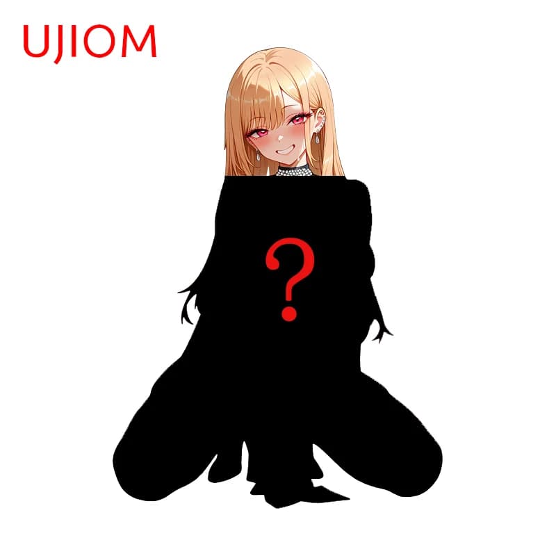 Wall sticker UJIOM Kitagawa Marin Bikini Seducente con Seno Grande, Decalcomania in Vinile Squisita e Attraente per Auto, Solar Protection