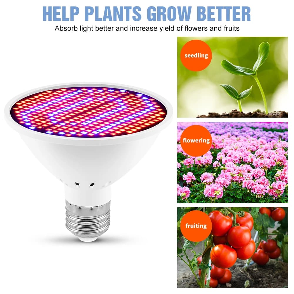 Plant LED Grow Light Bulb Full Spectrum Phytolamp Indoor Flower Seeds Hydroponics LED Phyto Lamp For Plant Cultivation Growbox