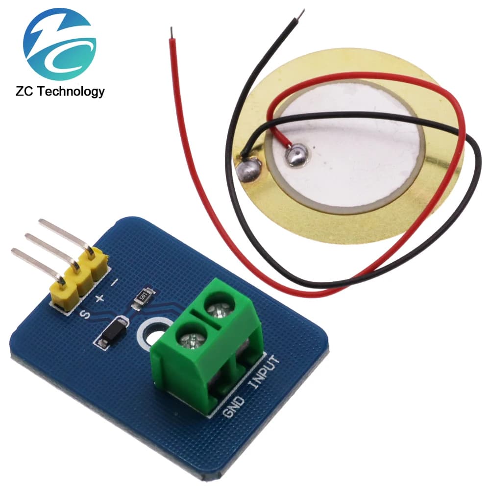 KIT DIY 3.3V/5V Module Piezoelectric Vibration Sensor Ceramic Analog Controller Electronic Components Supplies Sensor for Arduino UNO R3