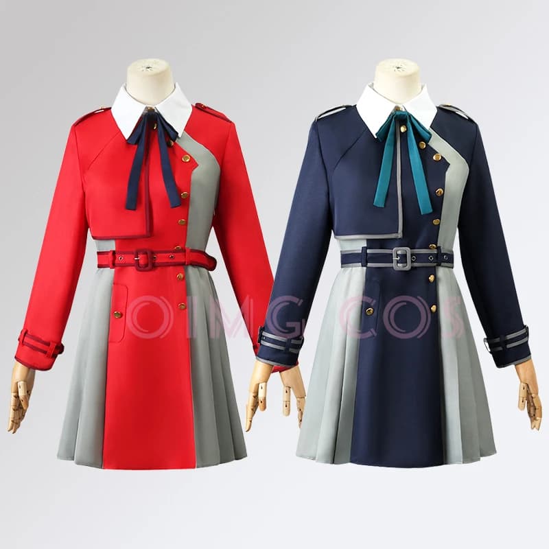 Lycoris Recoil Nishikigi Chisato Cosplay Inoue Takina Costumi Abito da donna per la festa di Halloween Carnevale Parrucca uniforme Anime