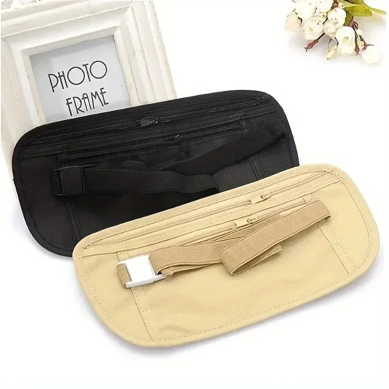 Running Waist Bag, Invisible Travel Waist Bag, Passport, Money Waist, Secure Wallet, Gift Bag, Money Bag