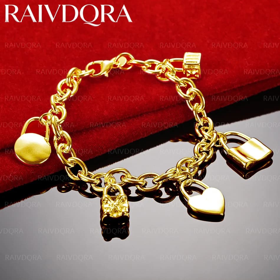 Bracciale con chiusura a petalo con numeri romani circolari placcati in oro 18 carati per gioielli di moda da donna, regali squisiti