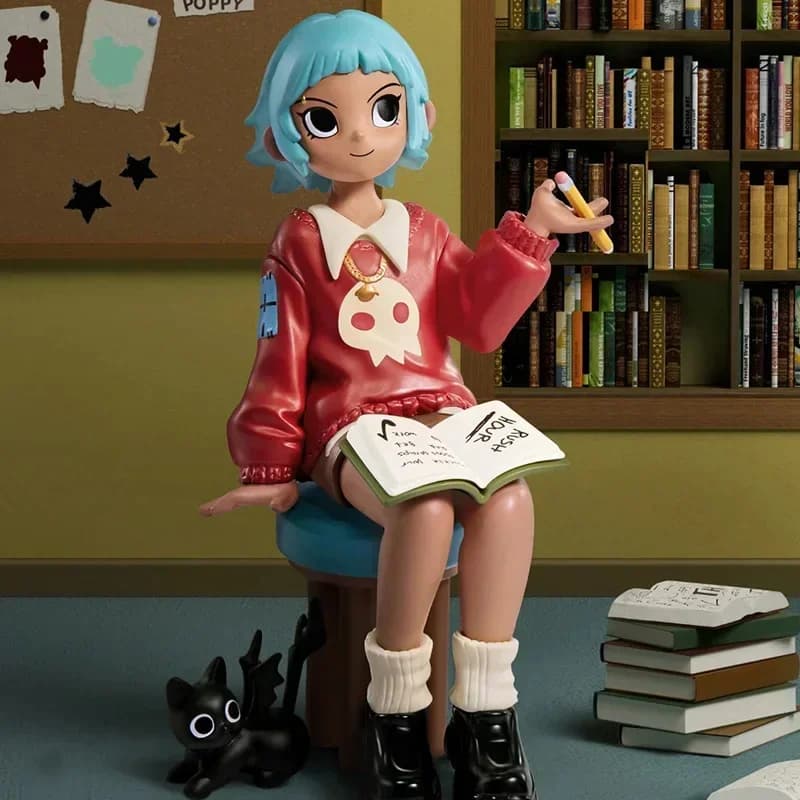POP MART Peach Riot Rush Hour Series Blind box mysterious box Caixa Surprise Girls Anime Figures Cute model Birthday gift