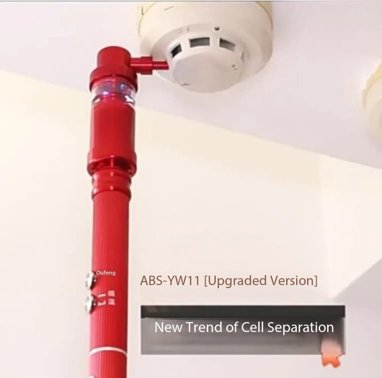 Fire gas detector tester Smoke temperature two-in-one detector ABS-YW11
