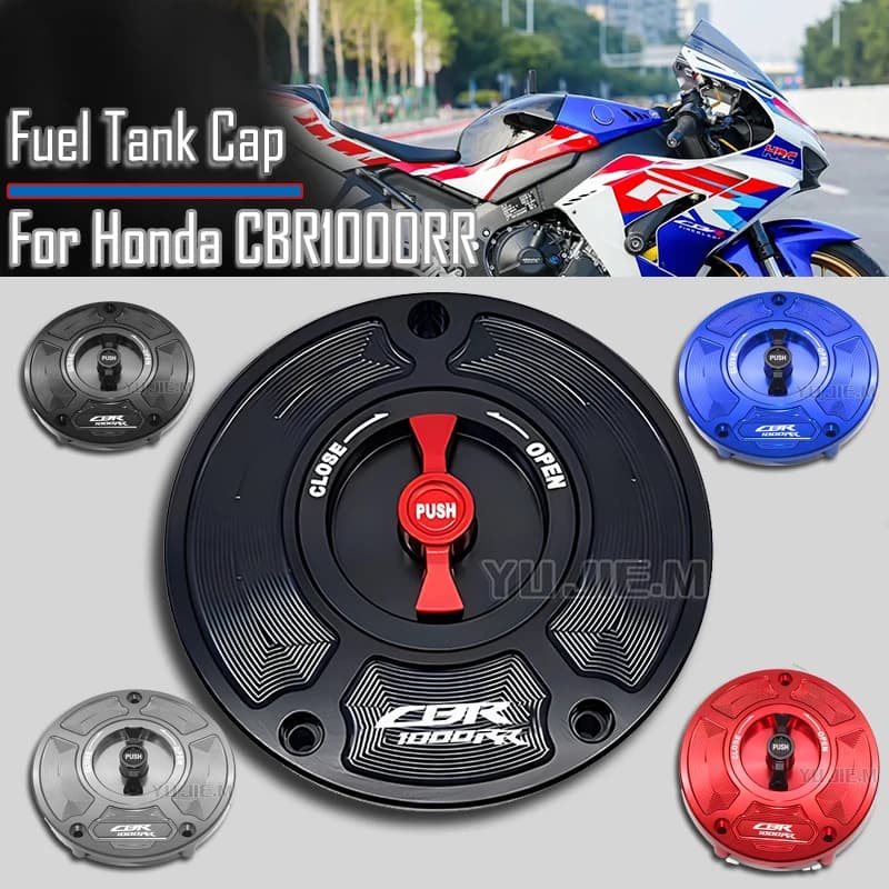 HONDA CBR1000RR Tappo del serbatoio del carburante per moto per CBR 1000RR SP 2017 RR-R 2014-2021 Accessori per coperchio del serbatoio del gas senza chiave a sgancio rapido