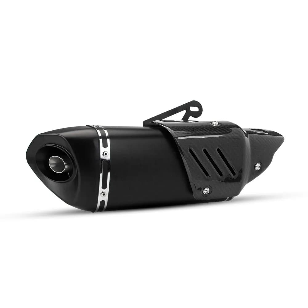 K11 Silenziatore di scarico moto 51mm con copertura in fibra di carbonio per R3 R15 MT07 PCX XMAX FZ6 Z900 Ninja400 250 Mt15