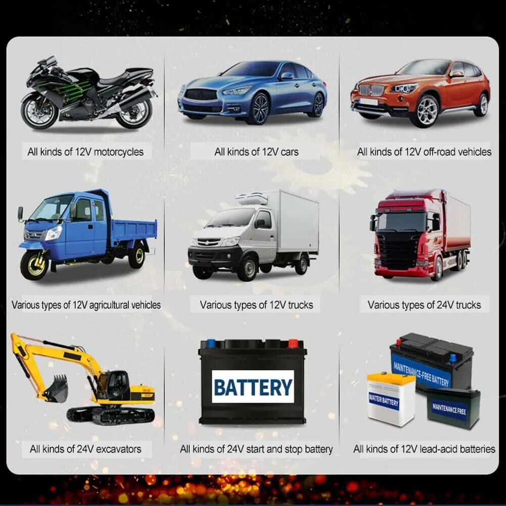 Caricabatteria Power Bank di emergenza 12V/24V per avviamento di emergenza per auto con display LCD