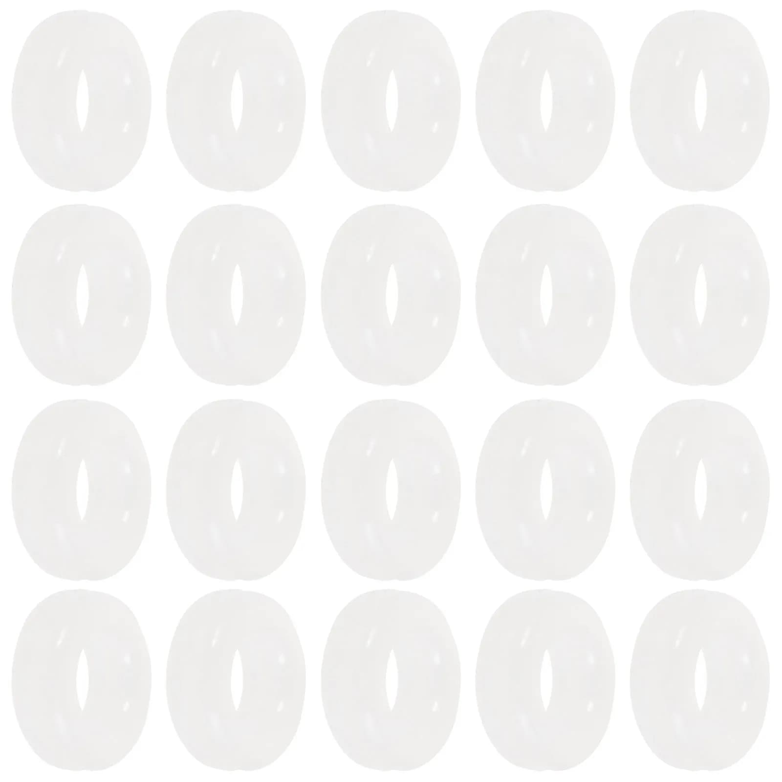 10 Paia di Anelli Antiscivolo in Silicone per Occhiali, Punte per Aste per Tutti i Tipi di Occhiali da Vista, da Sole e da Lettura per Adulti