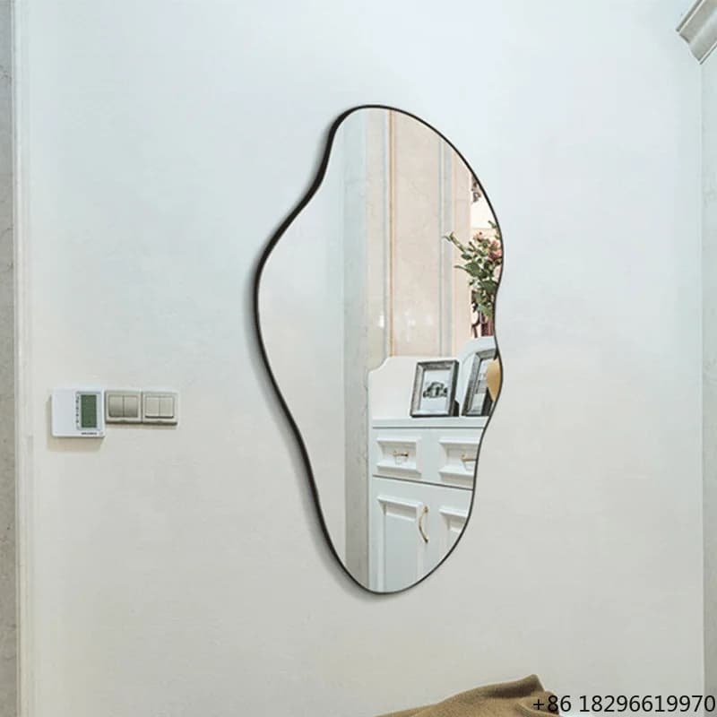 Irregular Modern Decorative Wall Mirror Custom Design Home Wall Decor Art Mirror for Living Room Bedroom Bathroom