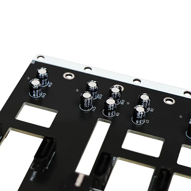 SATA hard disk backplane NAS chassis adapter board sata6G large 4D power supply storage server backplane NAS-S5