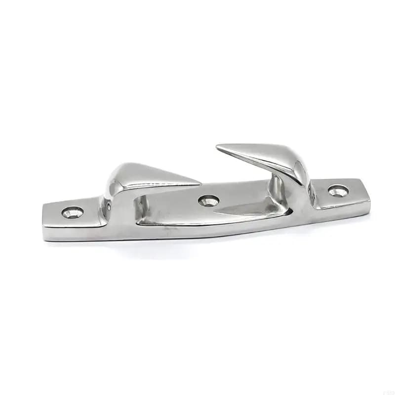 Stainless Steel Skene Chocks Pair Marine Deck Rope Guide Hardware with Mirror Polished Finish and Mount Base Set