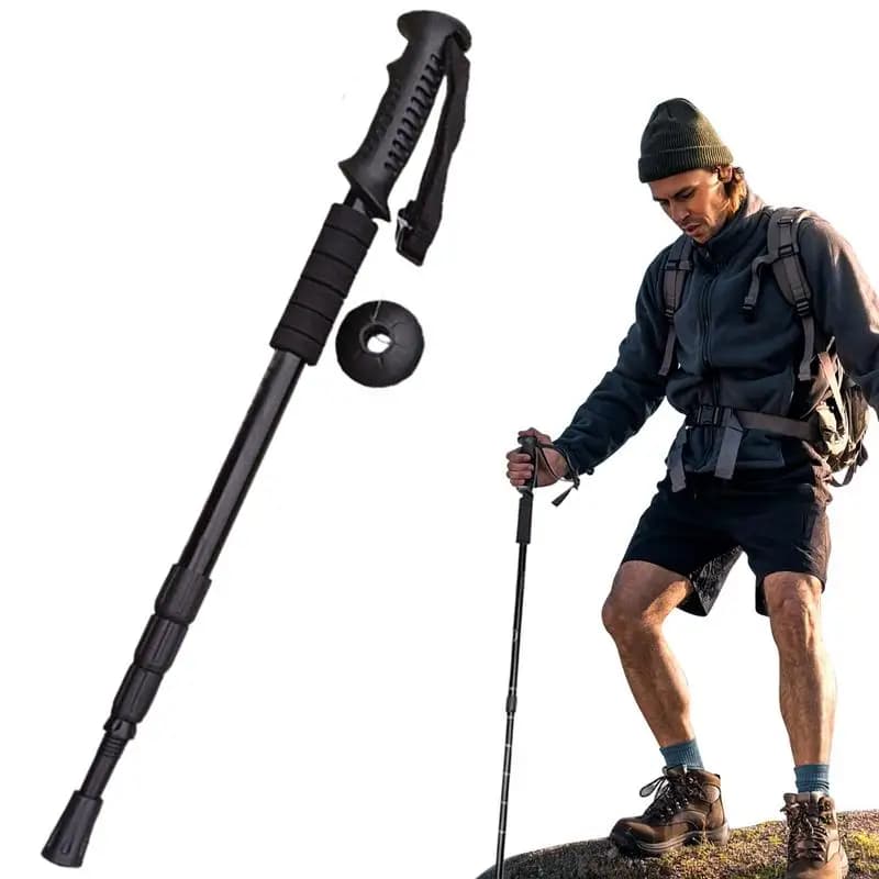 Trekking sticks for hikers Light telescopic trekking poles for women Climbing equipment with die Adjustable outdoor sports