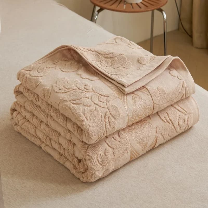 Cotton Towel Blankets for Beds Summer Terry Towel Blanket Sofa Cover Bedding Sheet Bedspread for Bed Retro Throw Blankets Grey