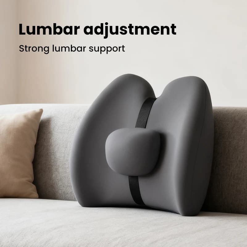 Cuscino ergonomico per sedia da ufficio, supporto lombare confortevole per sedute prolungate senza fatica, allevia lo stress