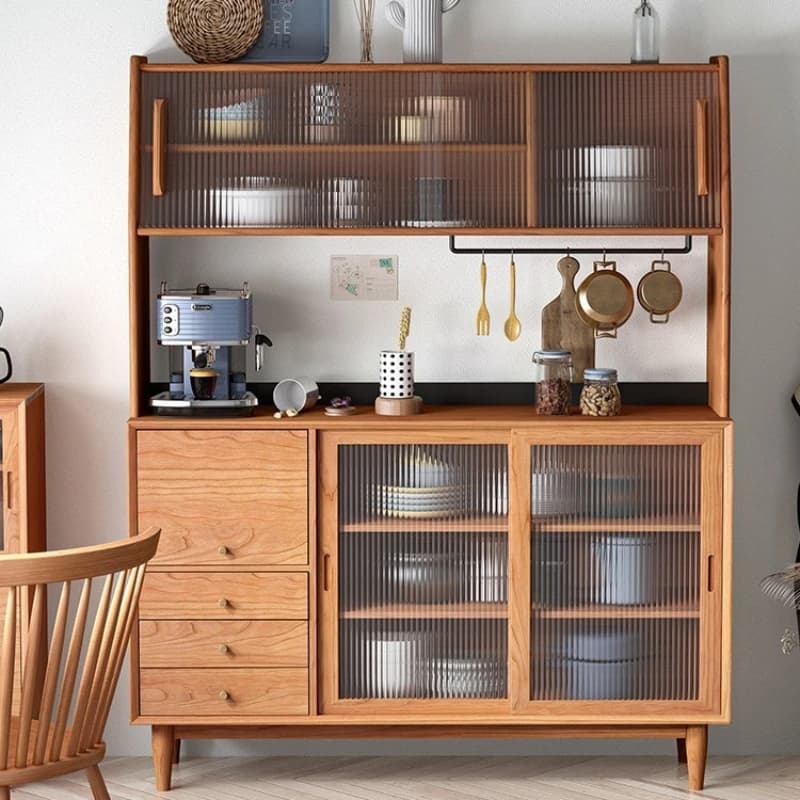 Ristorante Display Soggiorno Armadietto Vino Cucina minimalista Sala da pranzo Armadietto laterale Armadio in vetro Mobili per la casa Lemari XY40GZ