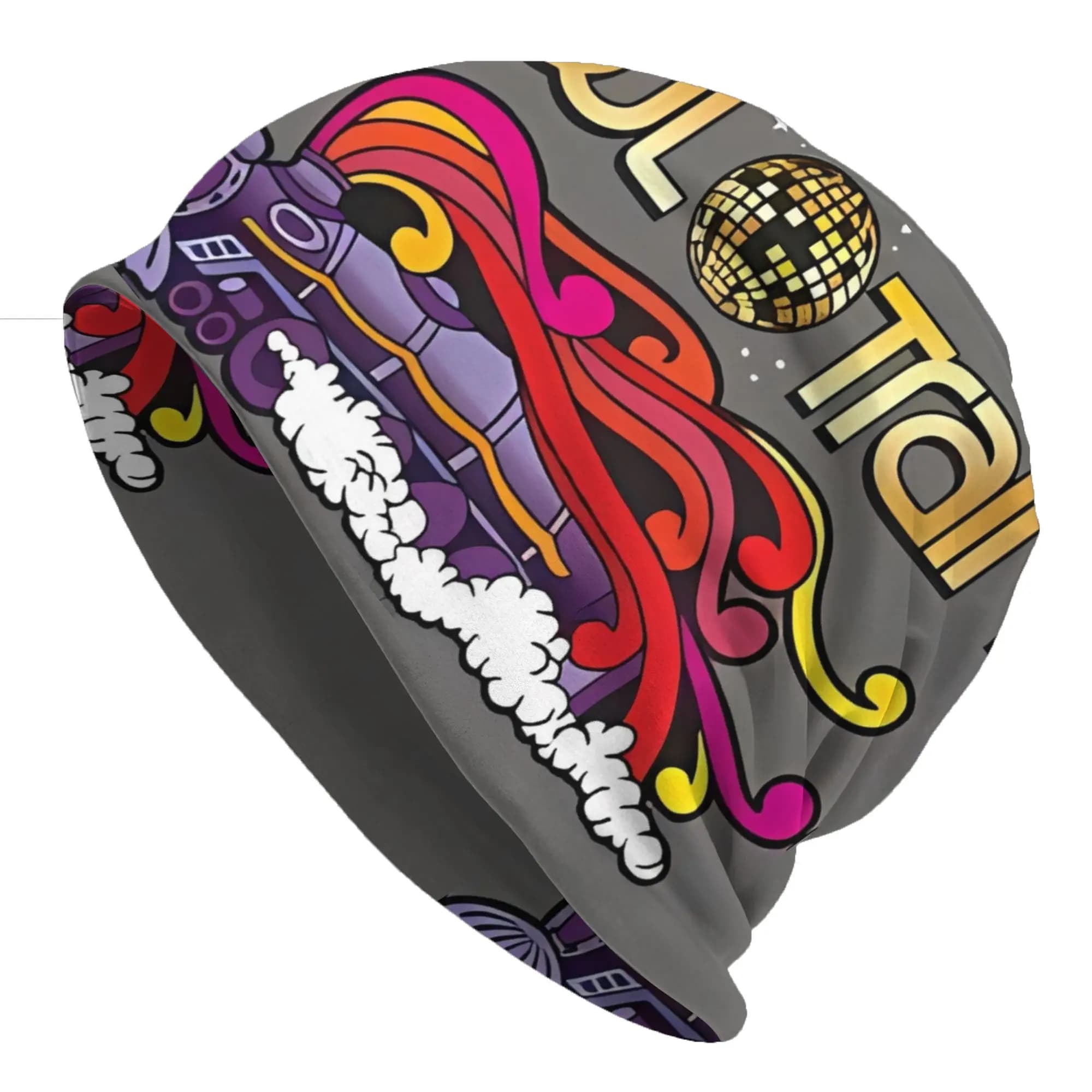 Retro Autumn Spring Caps For Men Women Soul Train Beanies Ski Caps Soft Bonnet Hats Skullies & Beanies Hat