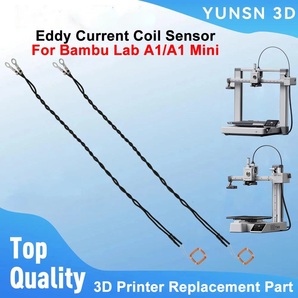 Sensore a Corrente di Eddy per Livellamento e Calibrazione del Flusso per Bambu Lab A1/A1 Mini, per Assemblaggio Hotend Bambulab A1, Parti per Stampanti 3D