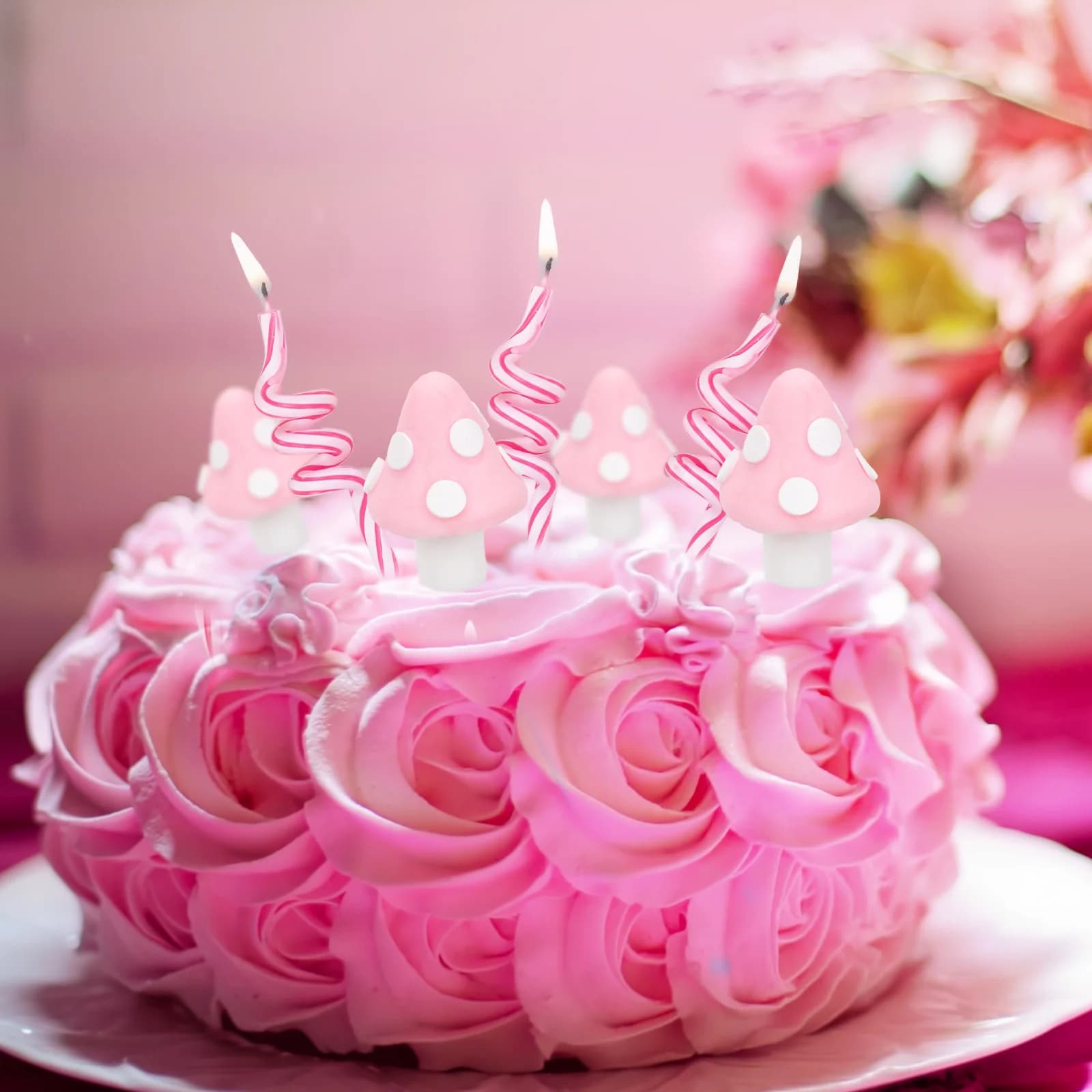 10 pezzi di accessori per la decorazione di torte mini funghi di argilla polimerica sicuro affidabile varie dimensioni per torte dessert in miniatura