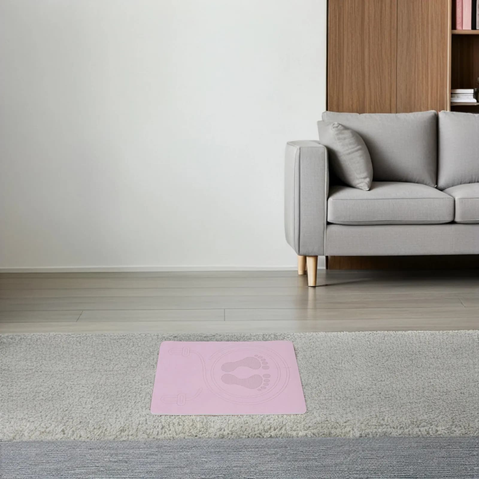 Tappetino per Saltare la Corda da Interno, Spesso in TPE, Assorbente degli Urti, Antiscivolo, Silenzioso, Tappetino per Esercizi con Riduzione del Rumore per Pavimento