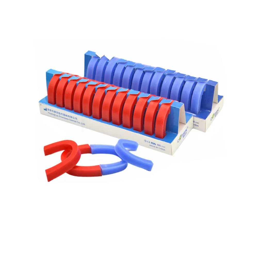12 pcs/box Materials of Laboratory Dentale Preformed Casting Morso Block Cera Circles Red Durum Soft Blue