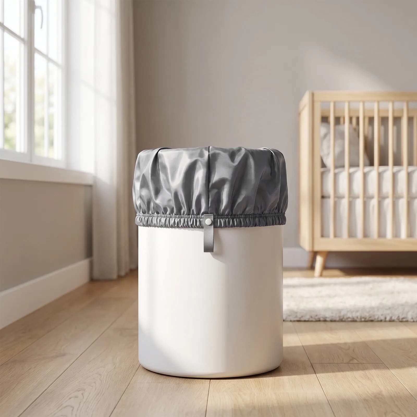 Reusable Diaper Pail Liner Bags Leak-Proof Thick Textured Trash Can Liners for Nursery Bathroom Laundry Wet Bag Washable Diaper
