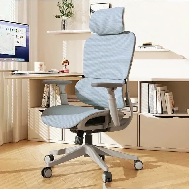 Sedia da Ufficio Ergonomica in Rete per Gaming e Lavoro, Sedia da Scrivania per Ragazze, Arredamento Ufficio