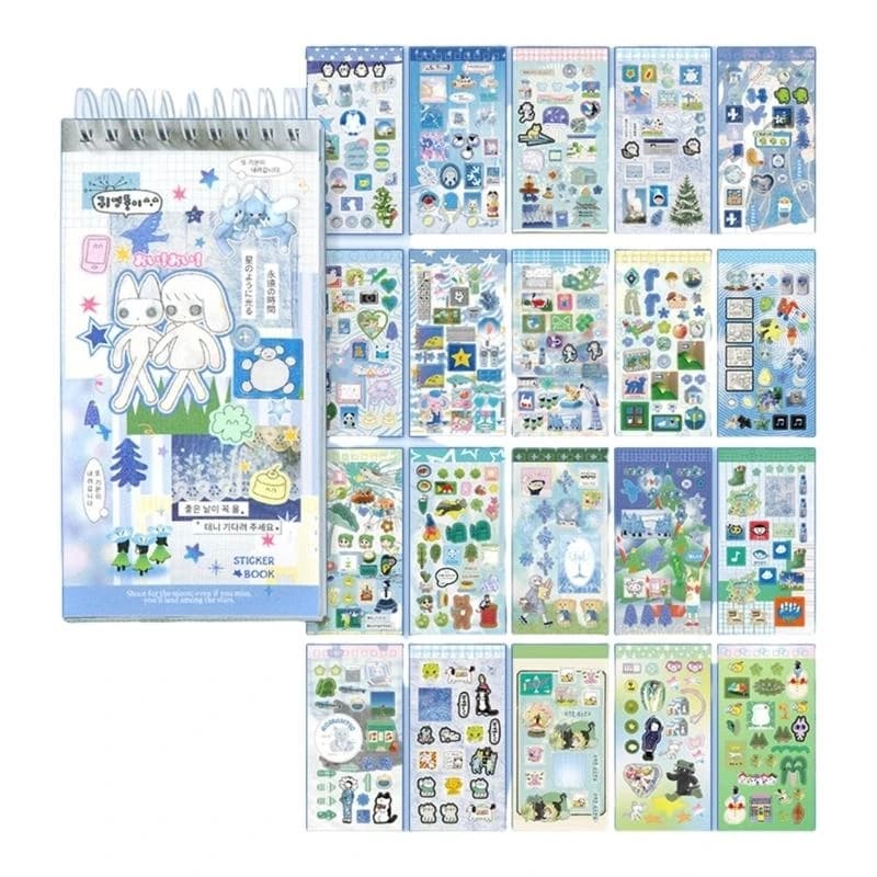 Adesivo cartone animato Adesivo per scrapbooking Adesivo per diario per bottiglia d'acqua Notebook Planner Bagagli Adesivo motivazionale per bambini N0HC
