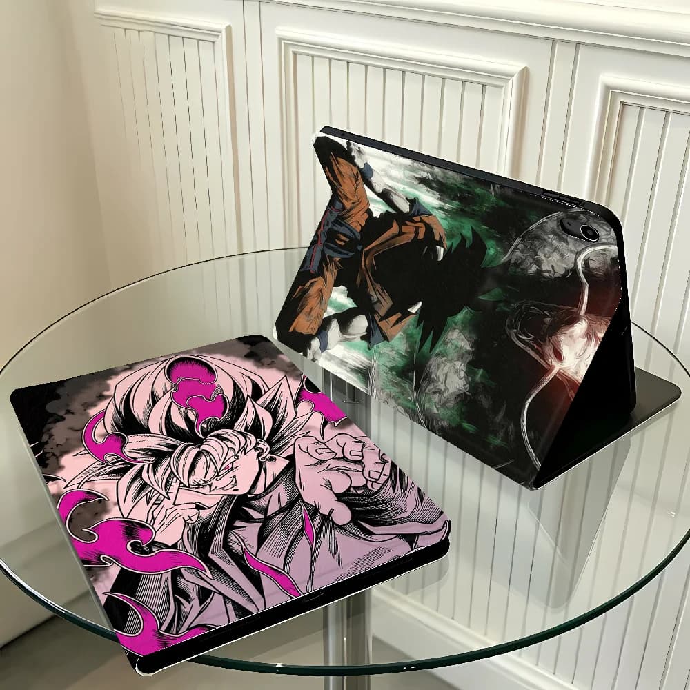 Case for Apple iPad Pro11 13 10th 7/8/9th Air 11 13 M4 M3 M2 A16 2026 with Pencil Slot Air 4/5/6th Dragons B-Ball Gokus Zamasu
