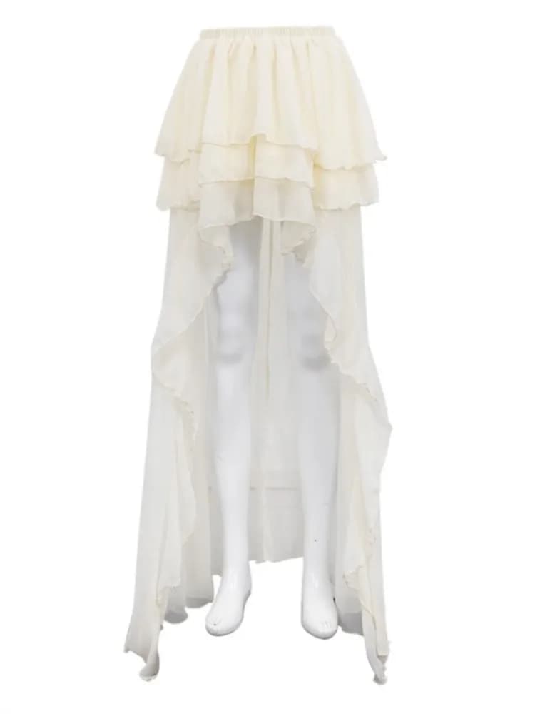 Abbigliamento Femminile Casual alla Moda, Gonna con Orlo Irregolare, Tinta Unita, Elegante e Versatile, Comoda per le Vacanze, Stile Semplice e Trendy