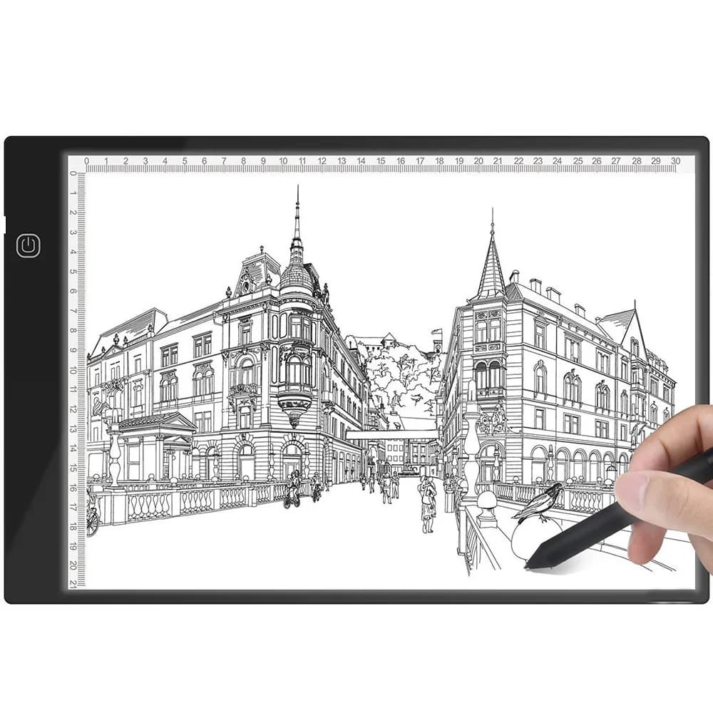 Nuova Tavoletta Luminosa LED A4 Ultra-sottile Portatile con Alimentazione USB, Tavoletta Luminosa per Tracciare, Ideale per Artisti, Disegno e Schizzi
