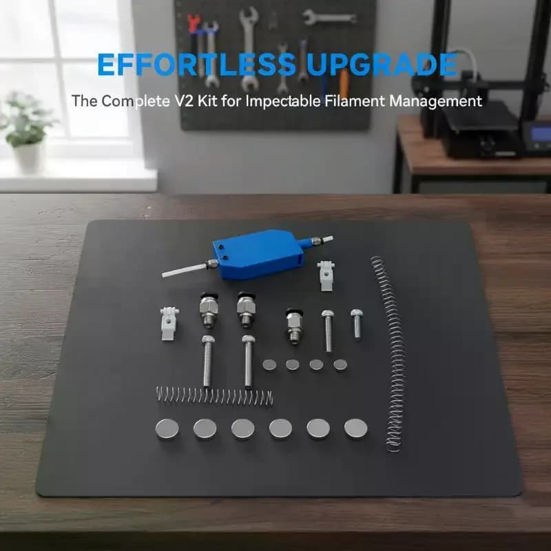Taglierina automatica per filamenti V2 con molla di ritorno e design compatto per parti sostituibili di stampanti 3D