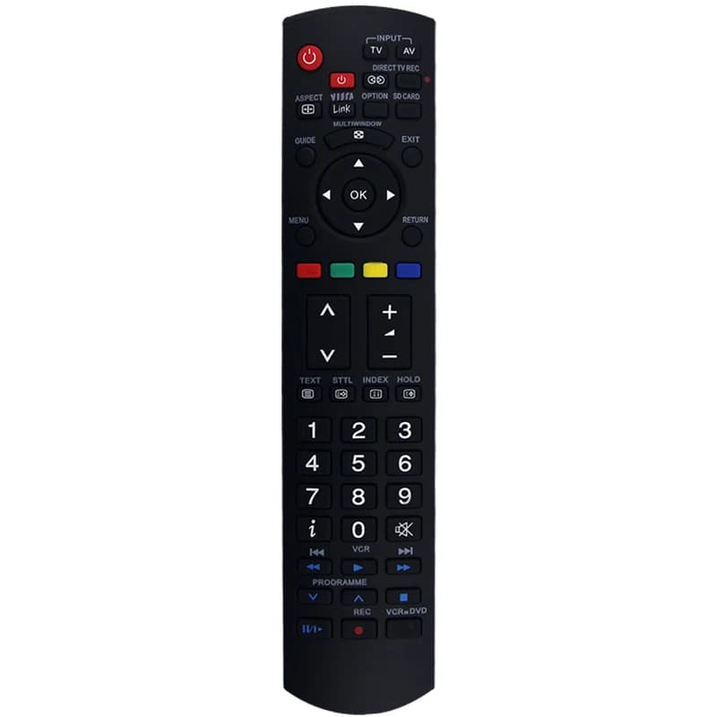 Telecomando compatibile con TV Panasonic TH-42PX700 TH-42PX700B/E TH-50PX720B TH-50PX700B/E TH-42PX710E, ricambio N2QAYB000114