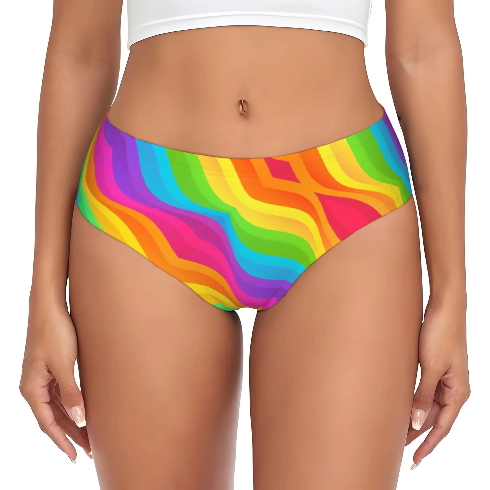 Custom Sprunki Briefs Underwear Womens Comfortable Stretch Music Game Panties