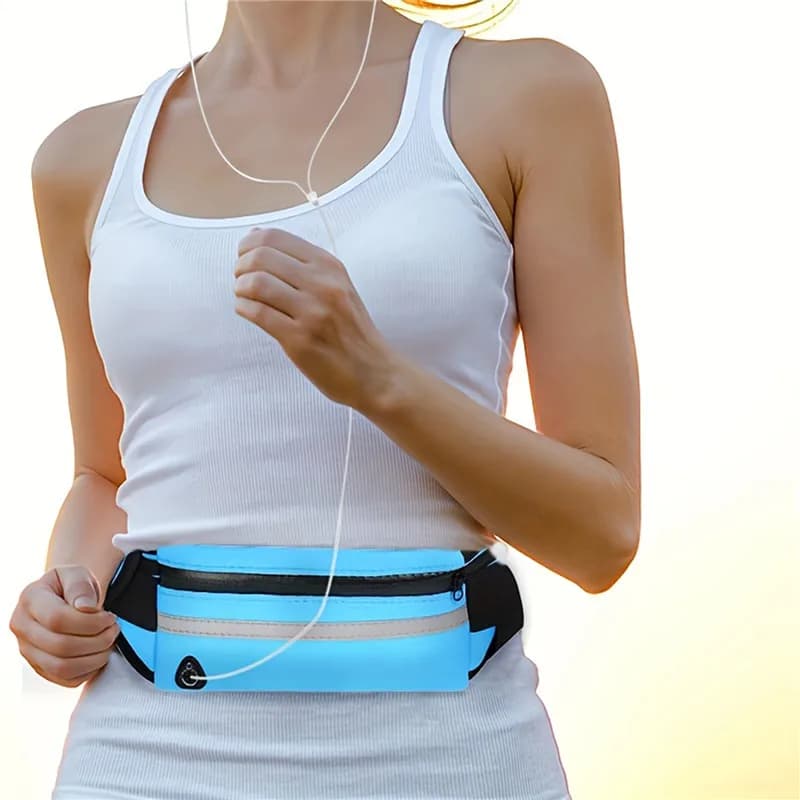 Men's Sports Running Waist Bag Waterproof Comfortable Gymnastic Waist Belt Safety Belt For Phone Bike Waist Belt