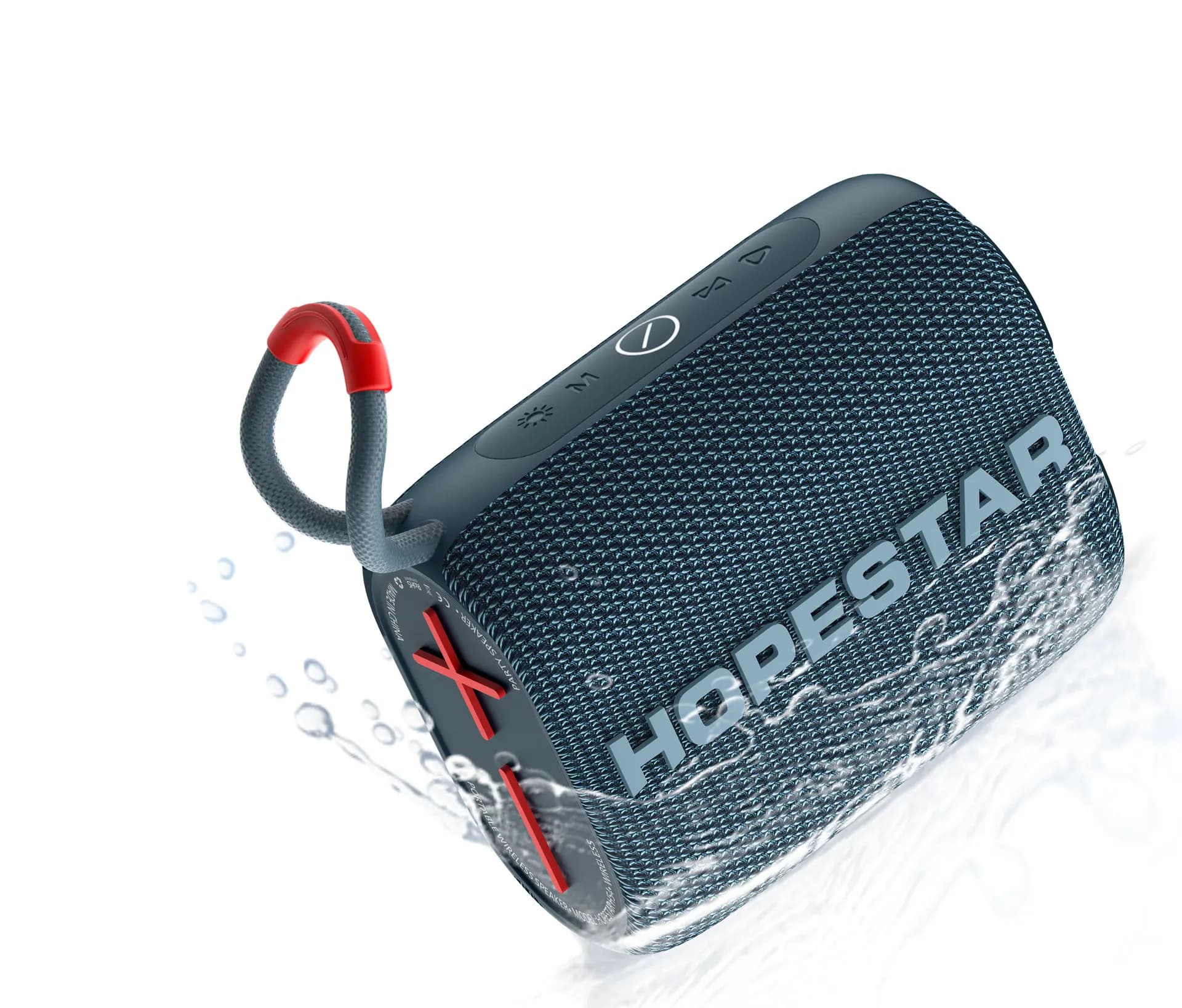 Hopestar-H54 Wireless per altoparlante Bluetooth RGB 10W Woofer a sette livelli impermeabile carta USB creativa batteria regalo telefoni cellulari