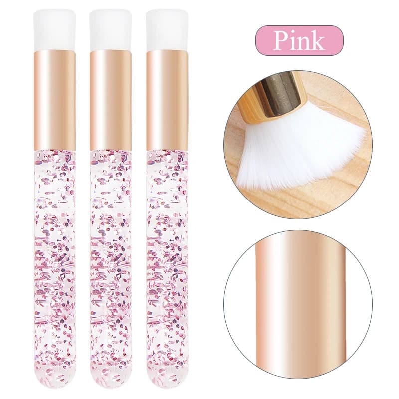 5 pieces brush for cleaning eyelashes applicator for extending eyelashes micro brush crystal eyelashes for eyebrows wash shampoo brush for clean makeup