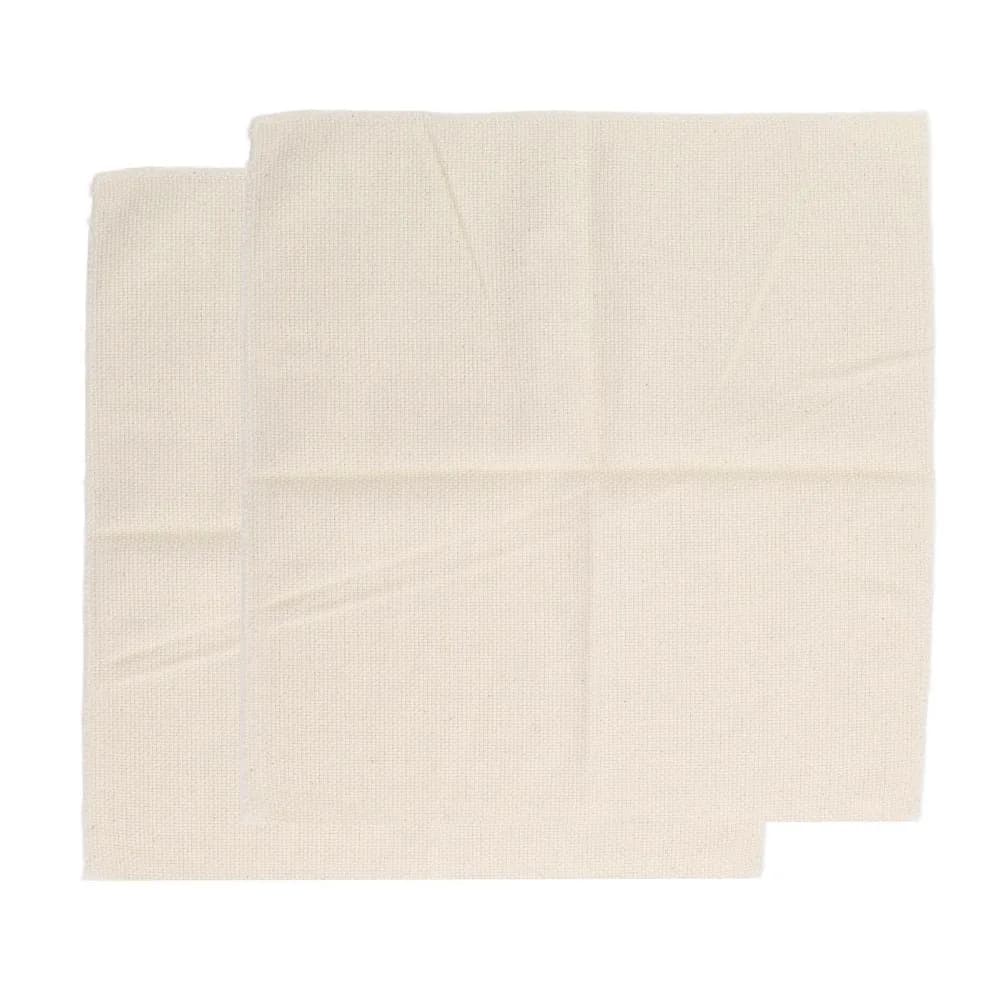 2pcs Large Size Tufting Cloth Cotton Material Primary Weave Punch Needle Fabric 36x34.7cm 18 Count Cross Stitch Aida Cloth