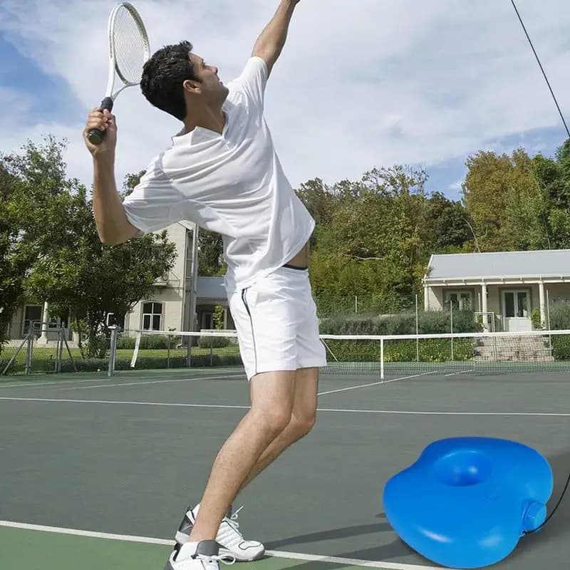 Palla da tennis Trainer Palla da rimbalzo professionale per pratica singola con base Attrezzatura per trapani da tennis Attrezzatura da pratica leggera per