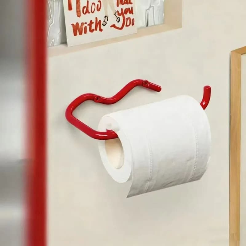 Metal Paper Holders Bathroom Wall Paper Storage Holder Multifunctional Towel Rack Household Toilet Papers Organize Accessories
