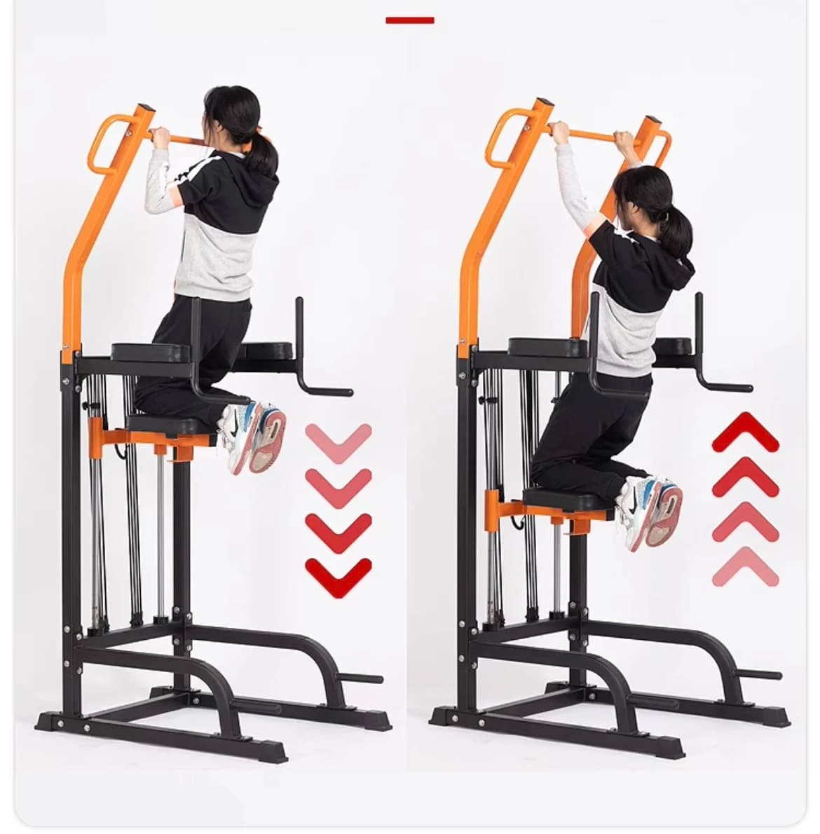 Training frame for coach pull-up assisted by profession Horizontal bar inside Parallel bar
