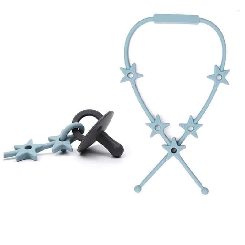 Massaggiagengive giocattolo cinturino Anti-perdita braccialetto Clip ciuccio a prova di caduta per bambini A2UB