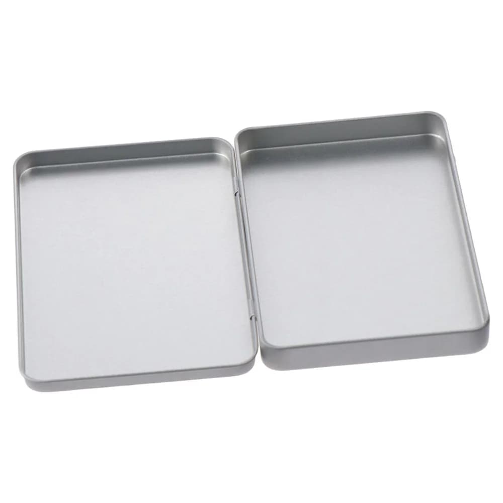 2 Pieces New Storage Box Rectangular in Metal 4,9 Inches, Iron Storage Box, Card Collection Box, for Room