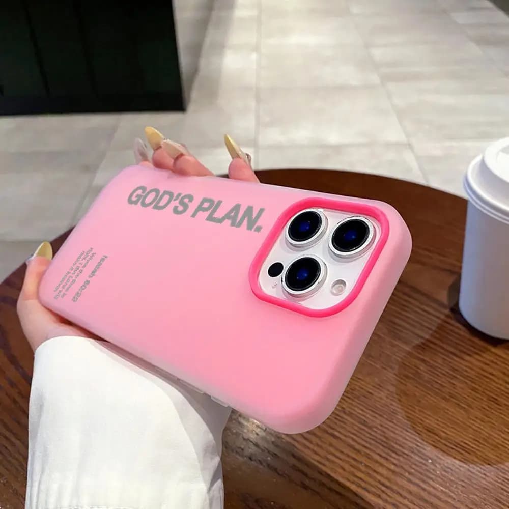 God S Plan Phone Case Jelly Silicone Phone Case For iPhone 17 Pro Max 15 14 13 12 11 16 Pro XS X XR 7 8 Plus 17 Air Bumper Cover