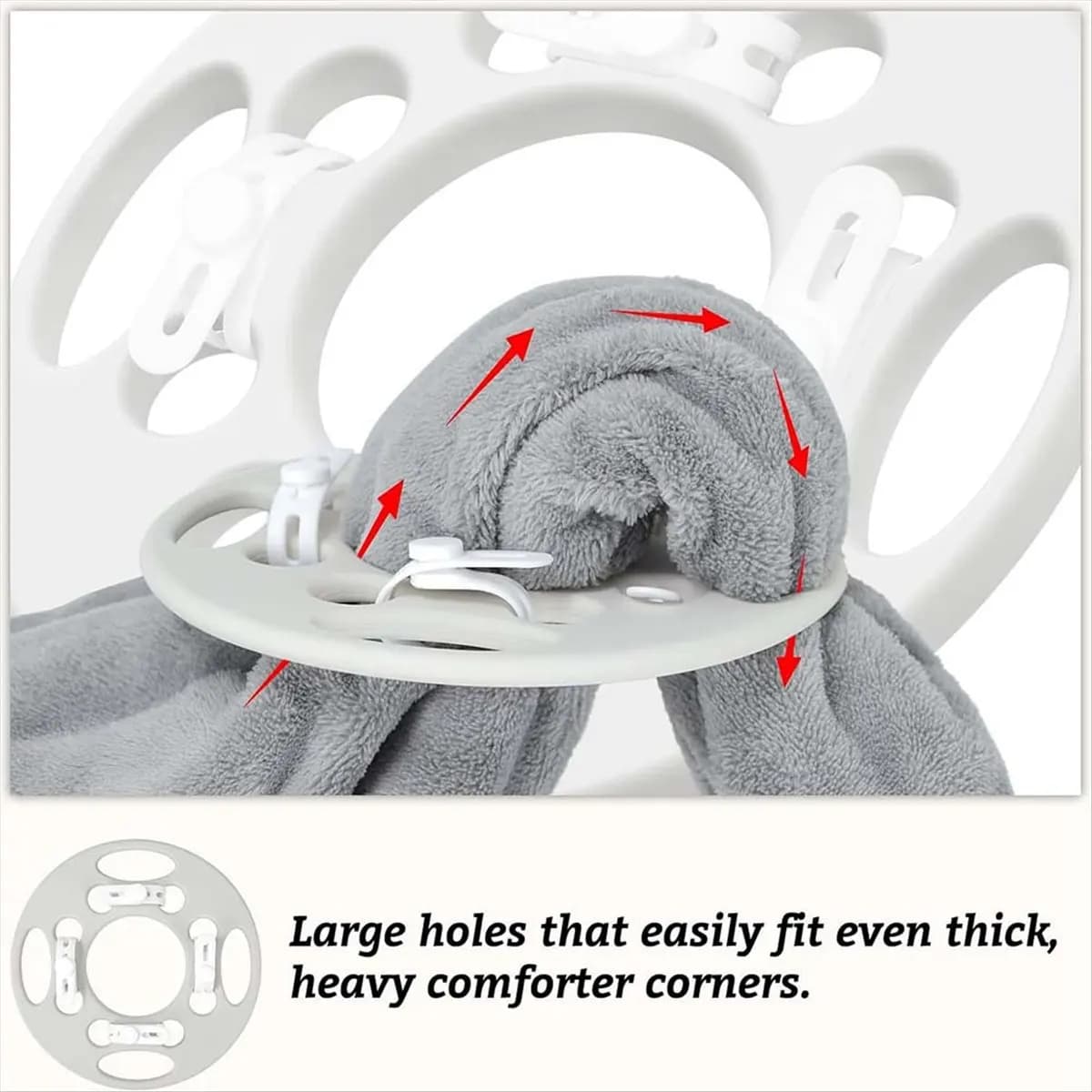 *X07A Districting for sheets, reduces the covers Laundry for corners Washing machine and dryer Reusable Washing machine