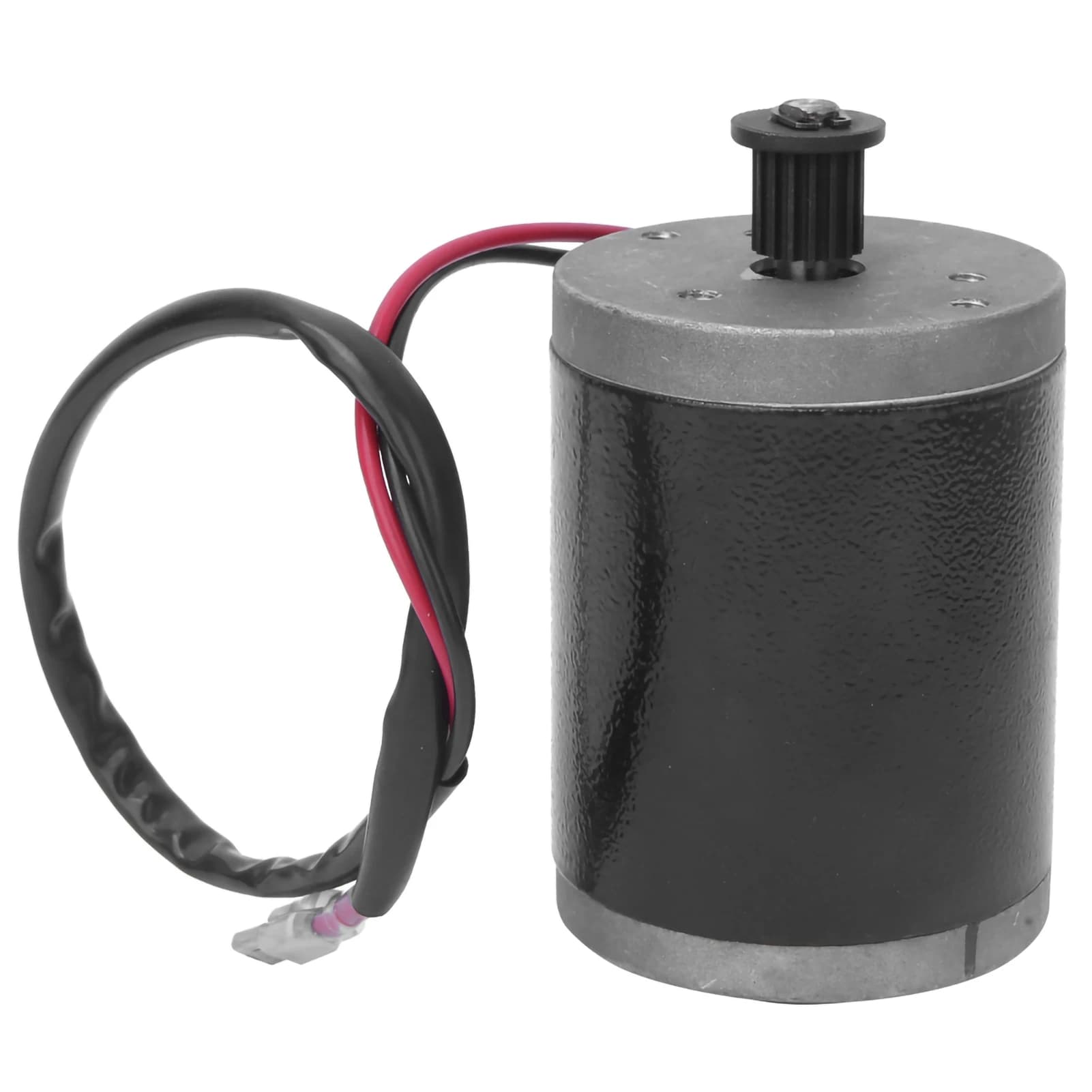 Motore Elettrico a Corrente Continua 24V 100W con Ruota Sincronizzante per Bici Elettrica e Scooter, Motore a Spazzole, Piccolo Motore