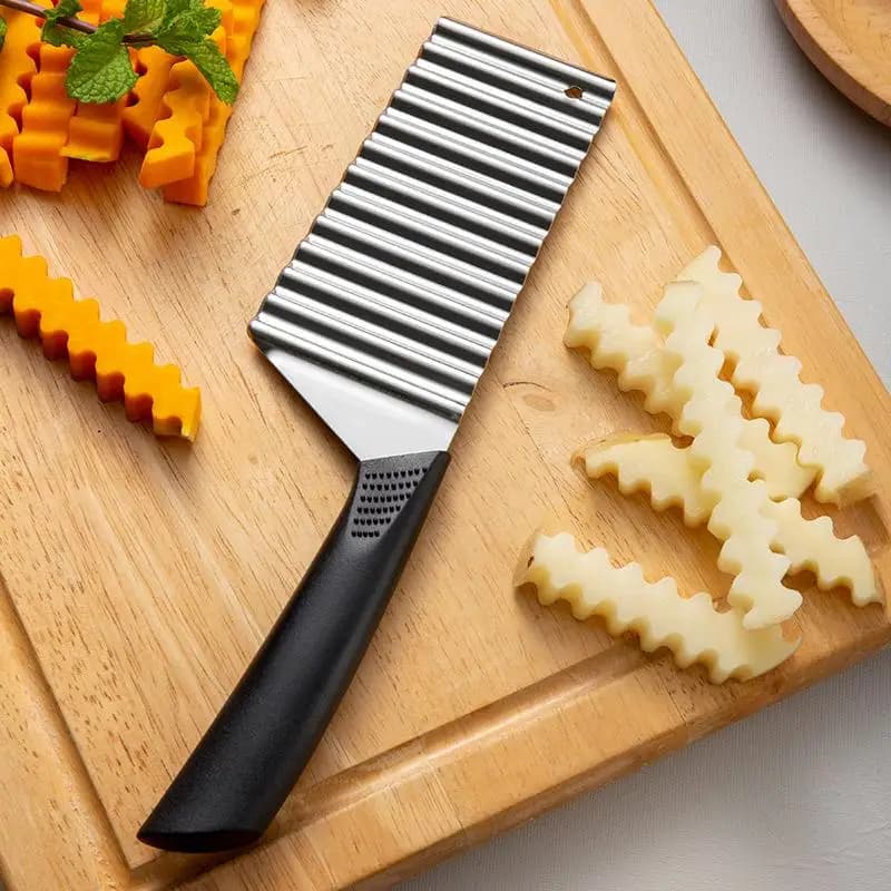 Corrugated Slicing Machine for Stainless Steel Potatoes, Fried Chip Knife, Cutter and Fruit, Kitchen Tools