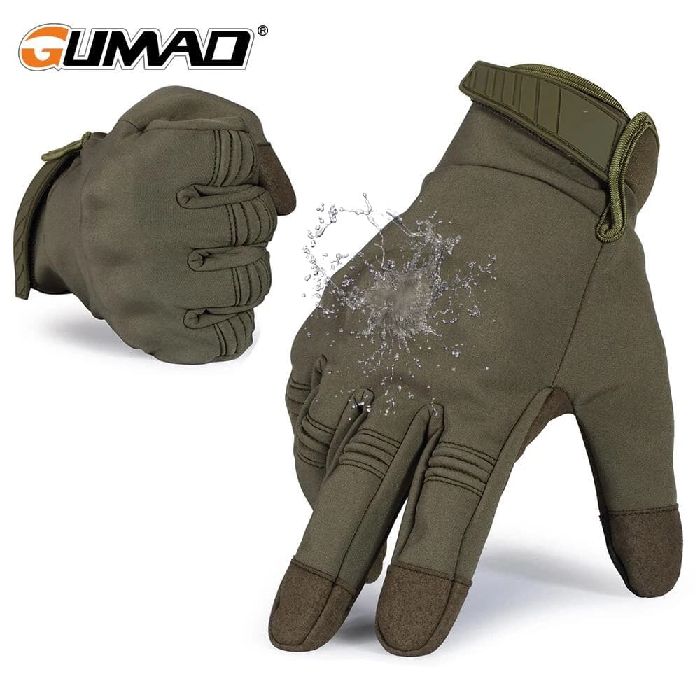 Tactical Gloves Touch Screen Full finger Gloves Fleece rigid shell Fighting Airsoft Hunting Cycling Skiing Anti-skid Man